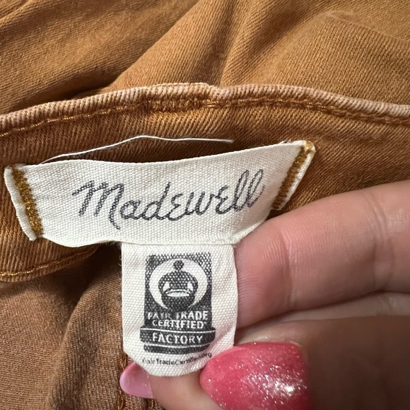 Madewell 9”Mid-Rise Skinny Jeans: Garment-Dyed Button-Front Edition - Picture 14 of 16